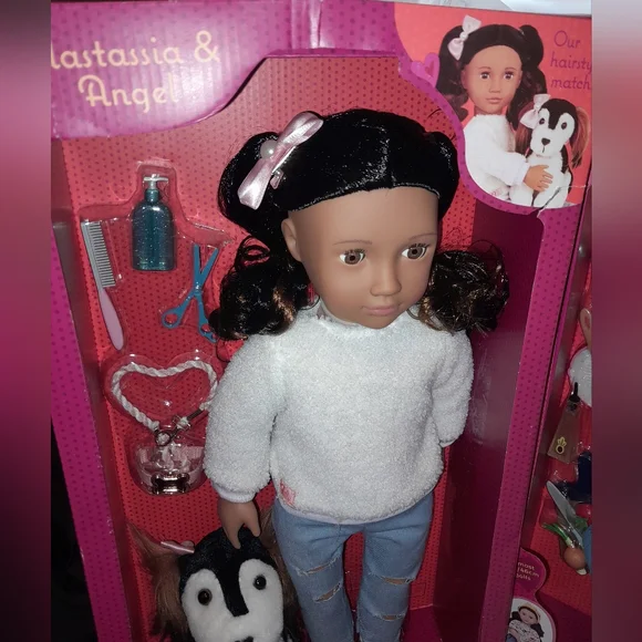 New Two 18" Our Generation Dolls Rayna & Nastassia/Angel NIB - Picture 3 of 11